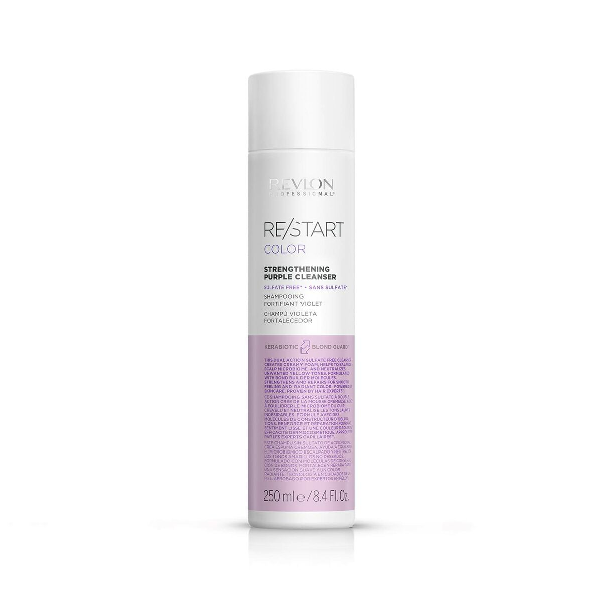 Styrkende shampoo Revlon Re-Start 250 ml Anti-gulning pleje til kvinder shampooflaske