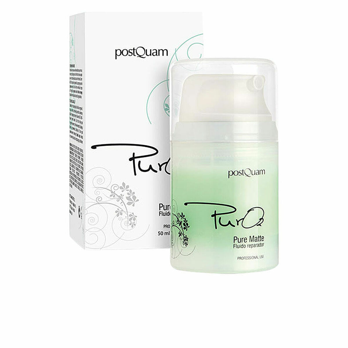 Fugtgivende ansigtspleje Postquam Pure Matte Repair (50 ml) til kvinders produktemballage
