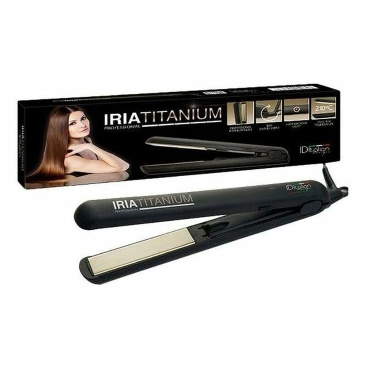 Glattejern Iria Titanium Id Italiensk IDETITIRIA (1 enhed) produktemballage