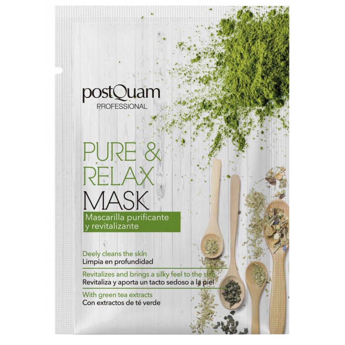 Ansigtsmaske Postquam Pure & Relax 10 ml maskeemballage
