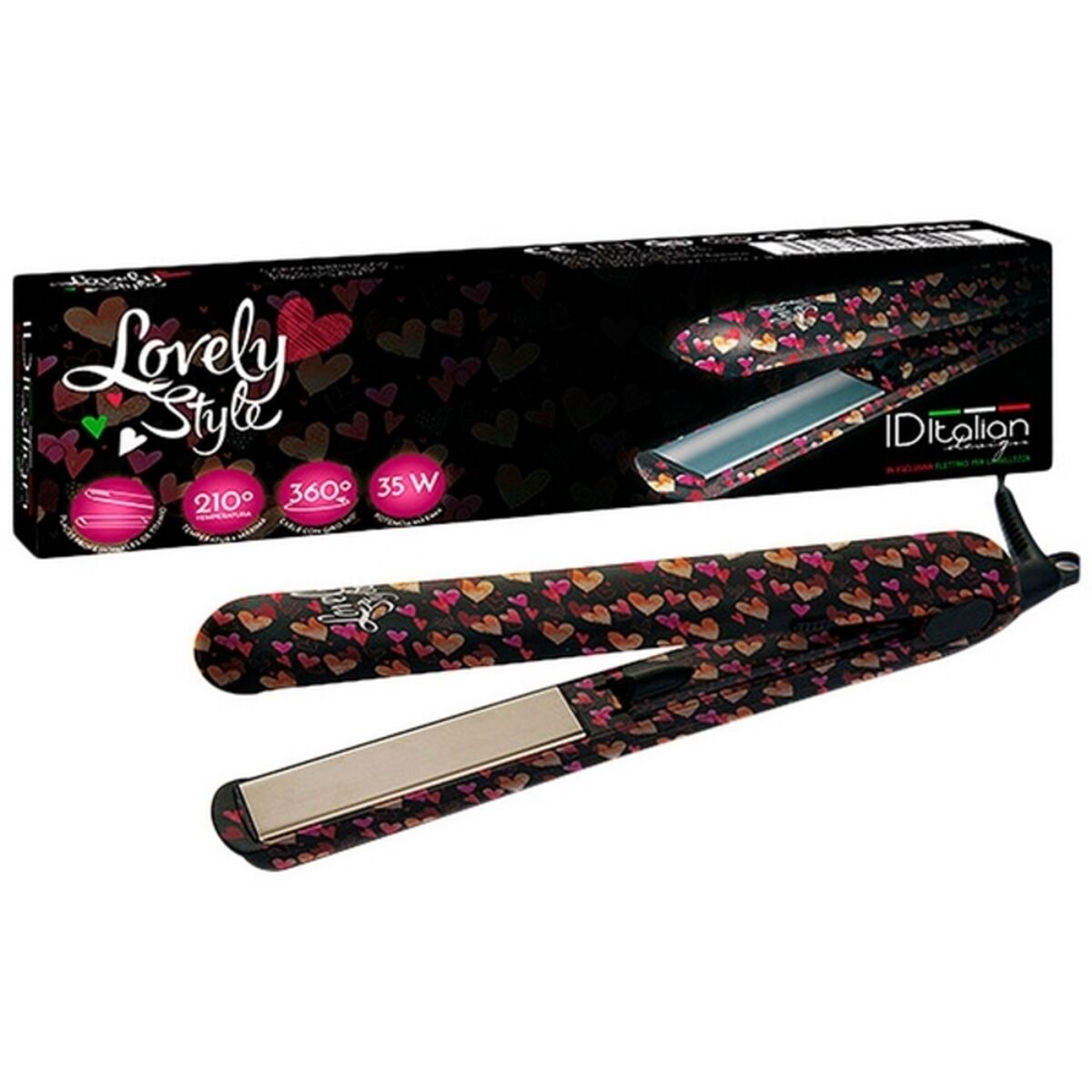 Glattejern Lovely Style Id Italiensk 35W Heart produktemballage