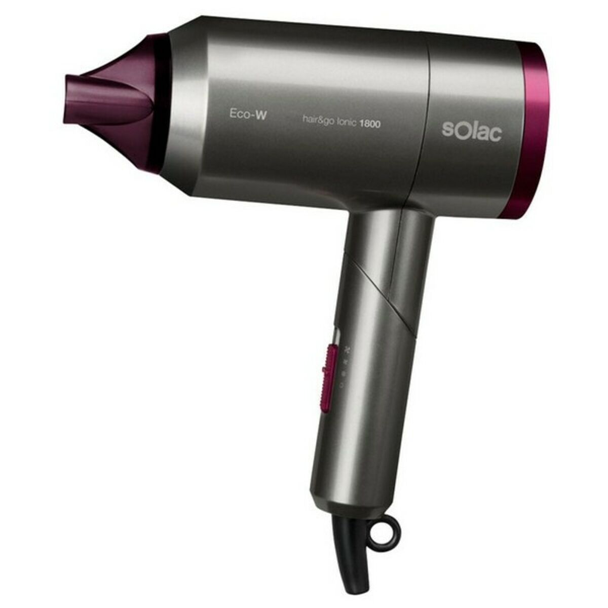 Hårtørrer Solac Hair&Go Ionic Foldbar produktemballage