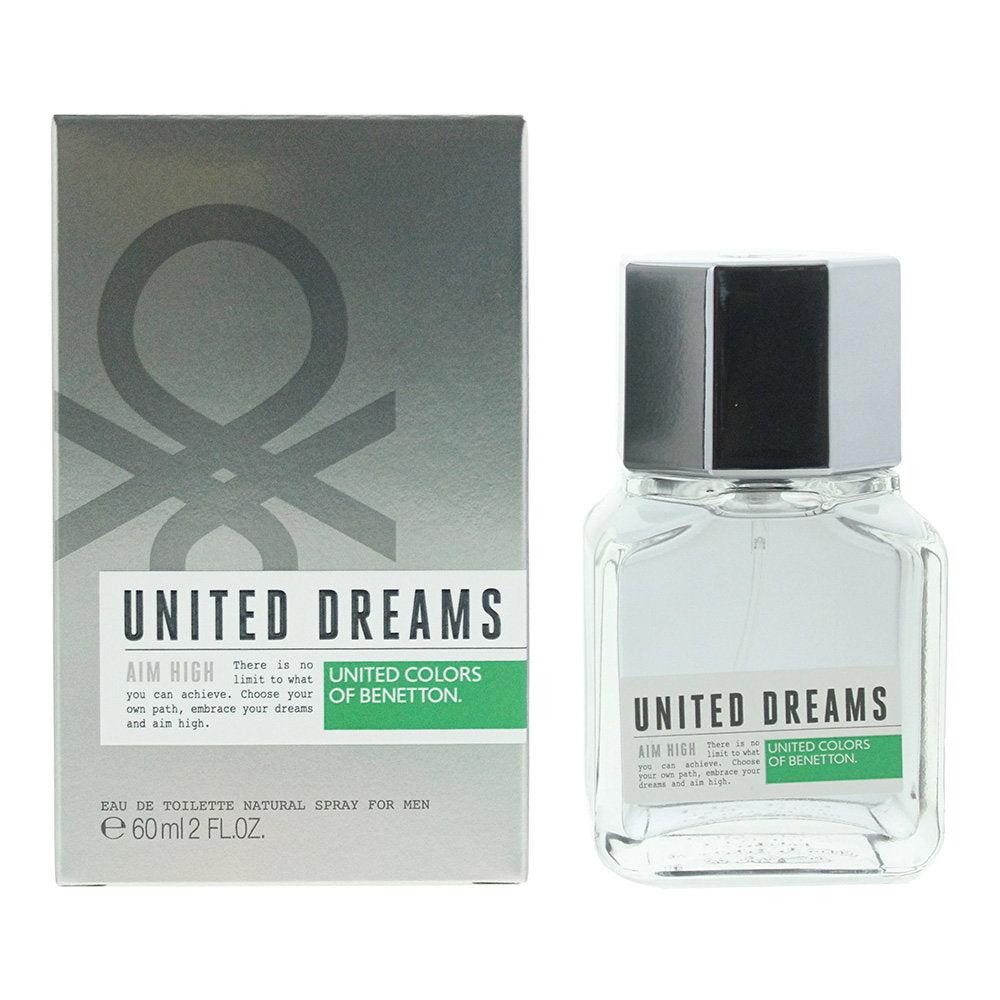 Benetton, United Dreams Aim High, Eau De Toilette, For Men, 60 ml