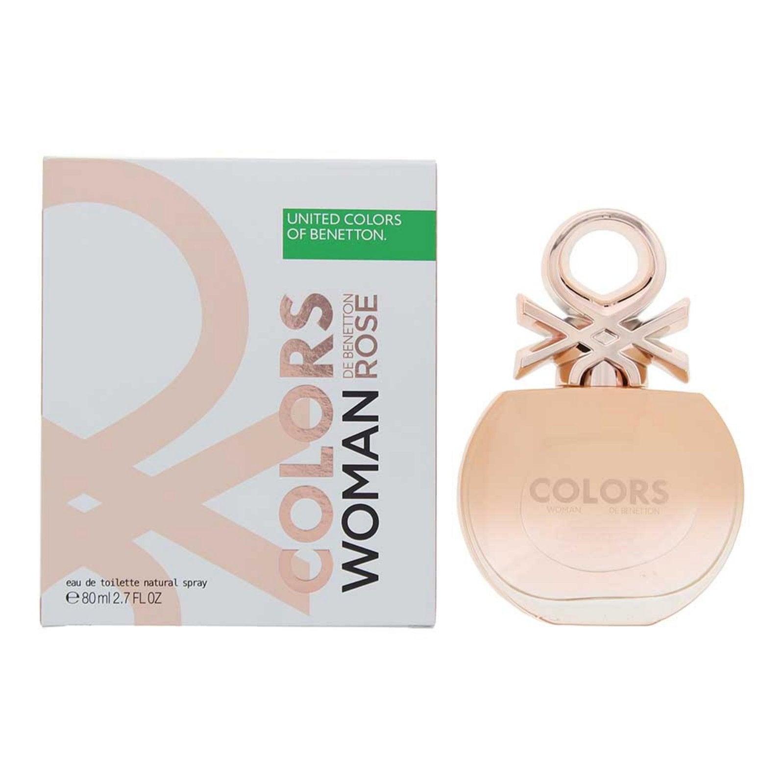 Benetton, Colors Rose, Eau De Toilette, For Women, 80 ml