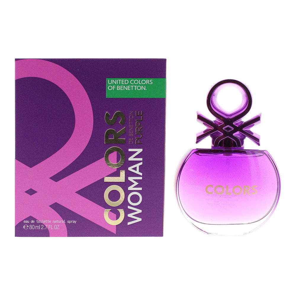 Benetton, Colors de Benetton Purple, Eau De Toilette, For Women, 80 ml