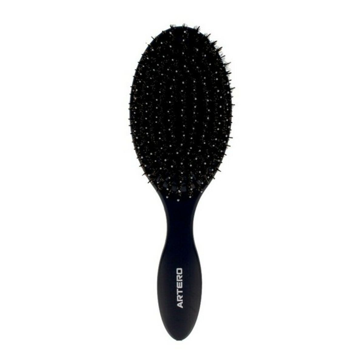 Detangling Hairbrush Oval Graphite Artero Black produktemballage