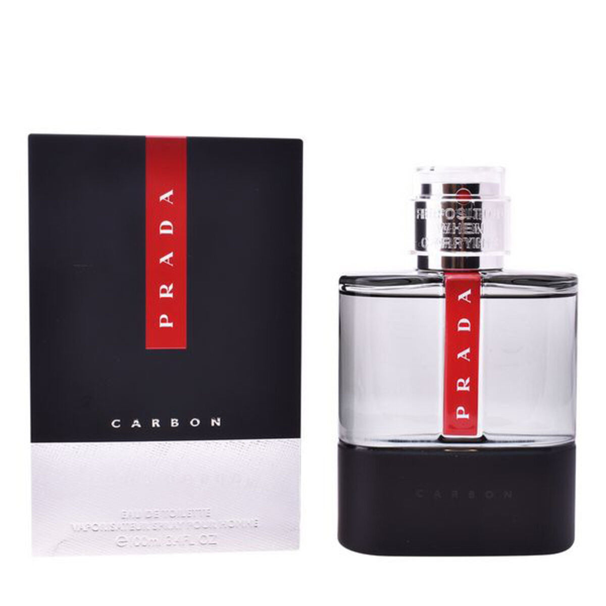 Herreparfume Prada Luna Rossa Carbon EDT 50 ml til mænd flaske