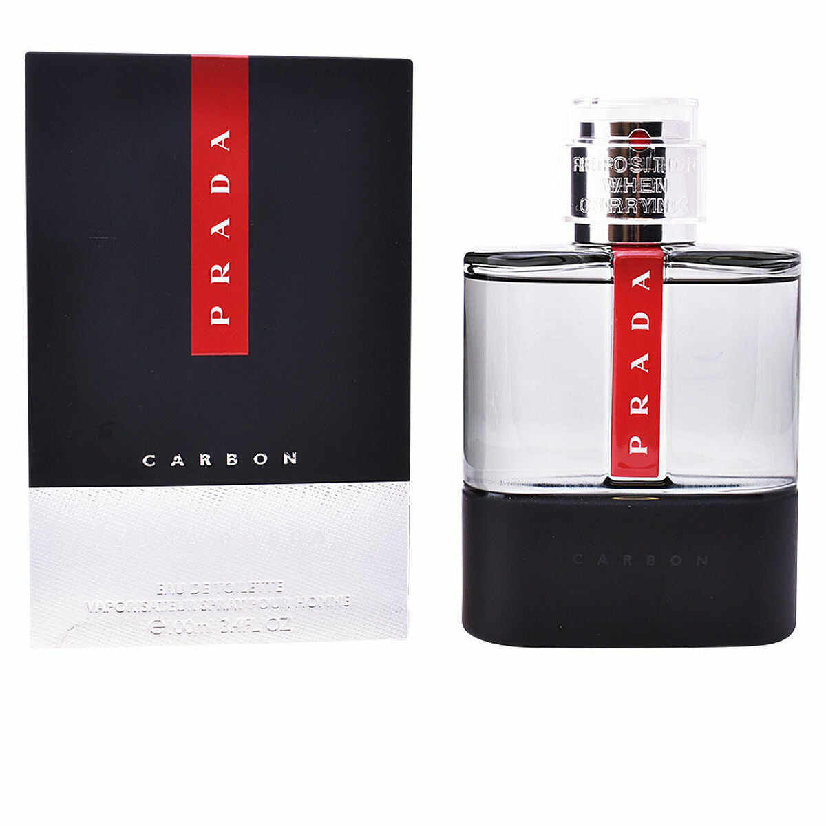 Herreparfume Prada Luna Rossa Carbon EDT til mænd flaske
