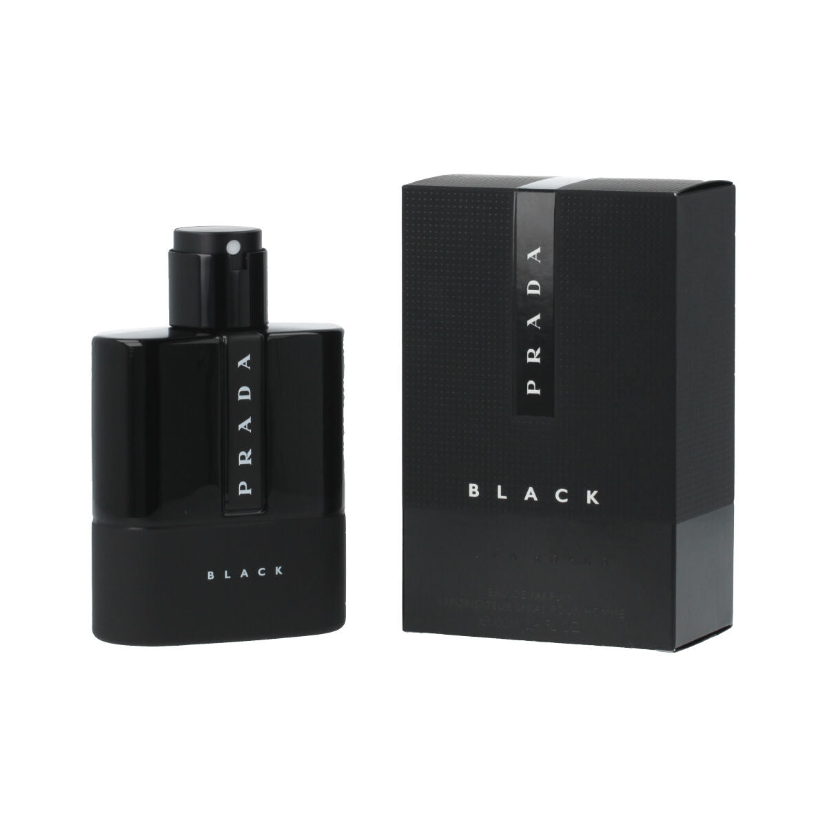 Herreparfume Luna Rossa Black Prada EDP til mænd flaske