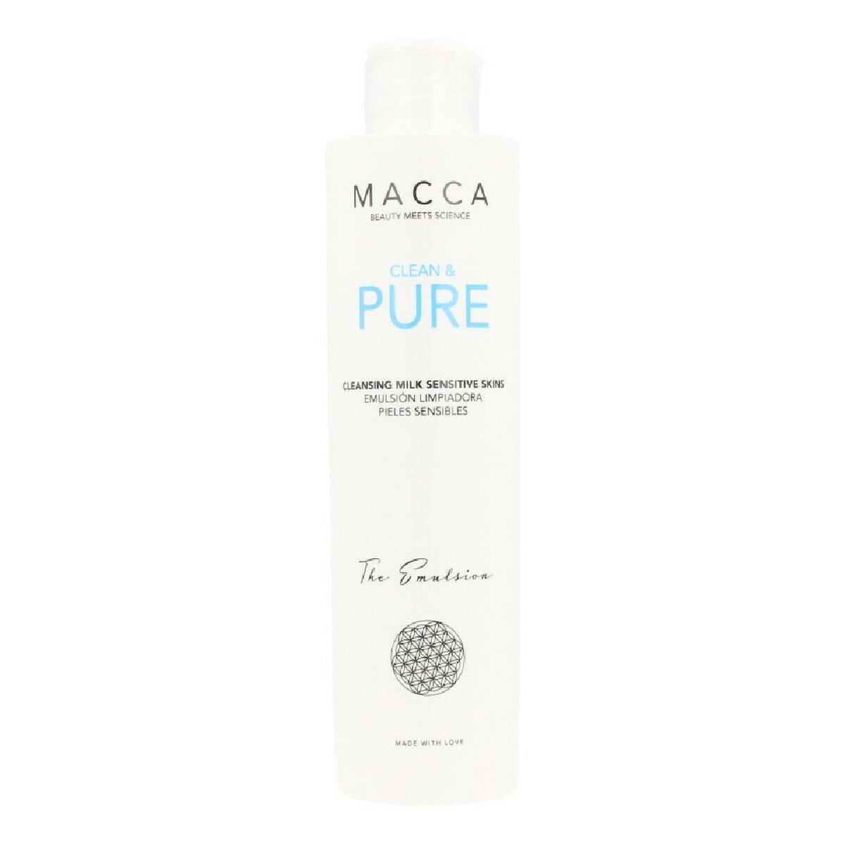 Cleansing Lotion Macca Clean Pure 200 ml hudplejeemballage