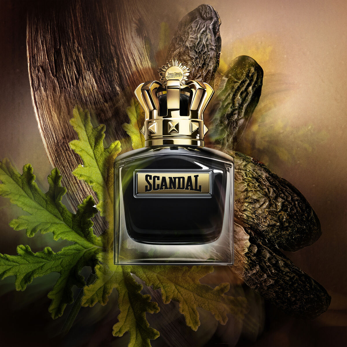 Herreparfume Jean Paul Gaultier EDP Scandal Le Parfum Pour Homme 50 ml til mænd flaske
