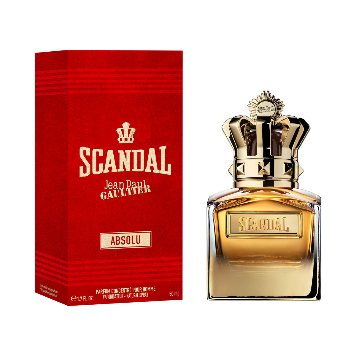 Herreparfume Jean Paul Gaultier Scandal Absolu EDP 50 ml til mænd flaske