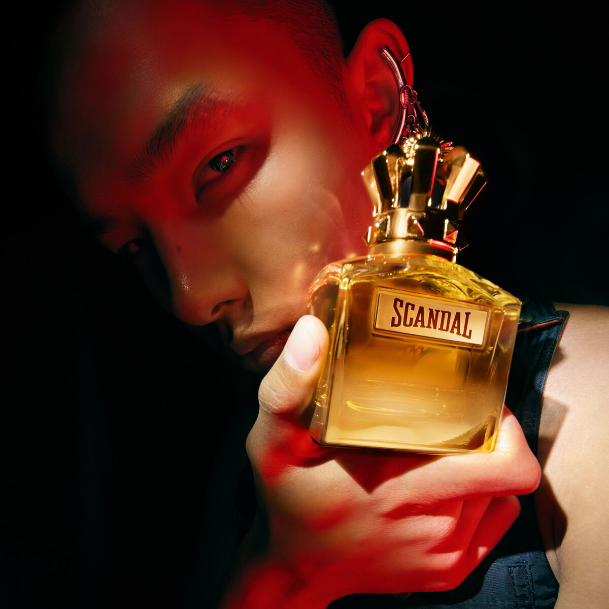 Herreparfume Jean Paul Gaultier Scandal Absolu EDP 50 ml til mænd flaske