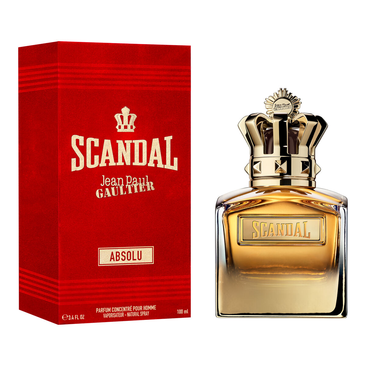 Herreparfume Jean Paul Gaultier Scandal Absolu EDP 100 ml flaske