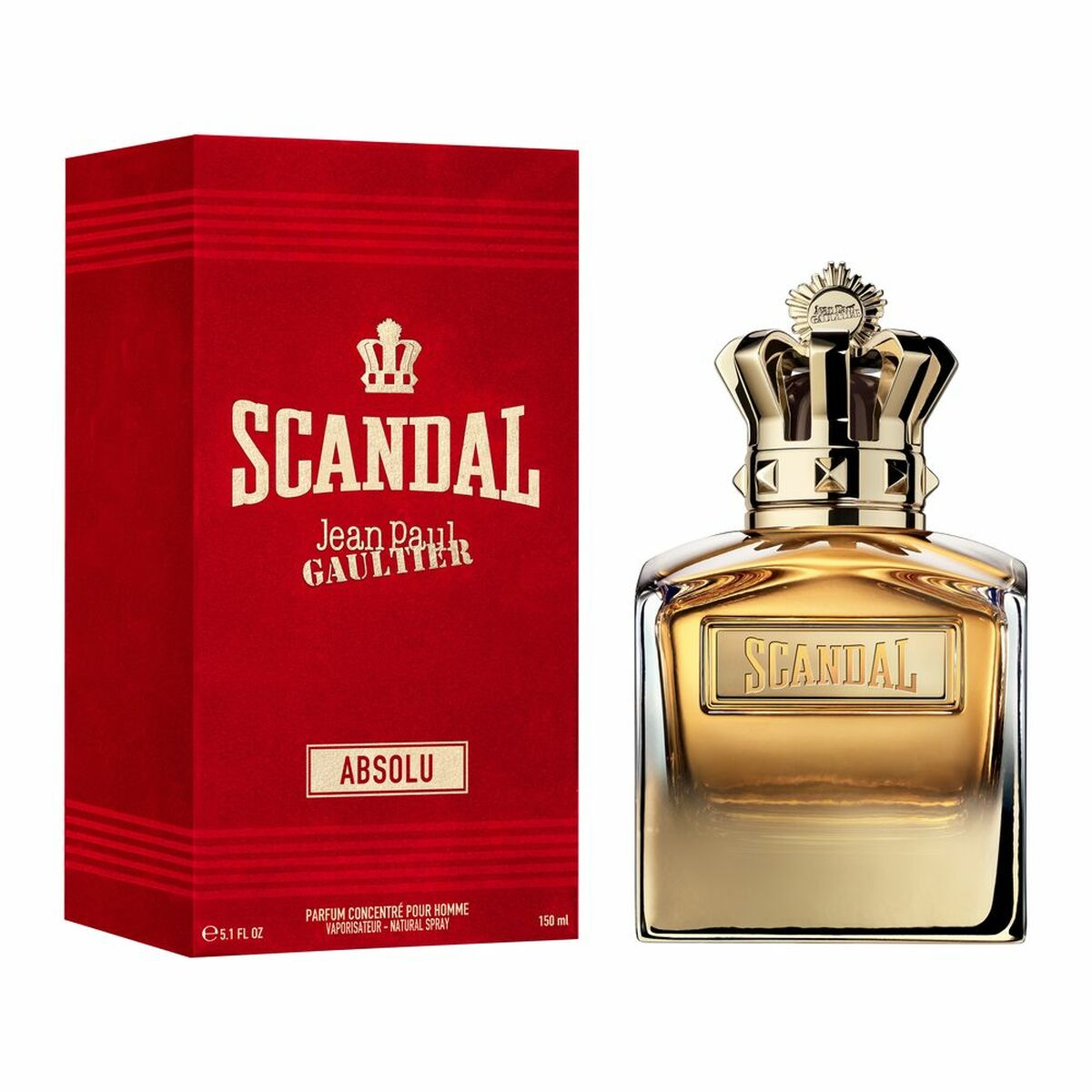 Herreparfume Jean Paul Gaultier Scandal Absolu EDP 150 ml til mænd flaske