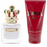 Herreparfumesæt Jean Paul Gaultier SCANDAL POUR HOMME 3 stykker til mænd produktemballage