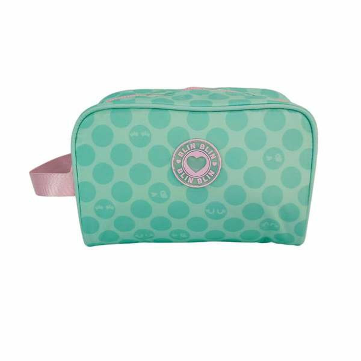 Travel Vanity Case Legetasker Blin Kiss Me Green 15 x 25 x 11 cm produktemballage