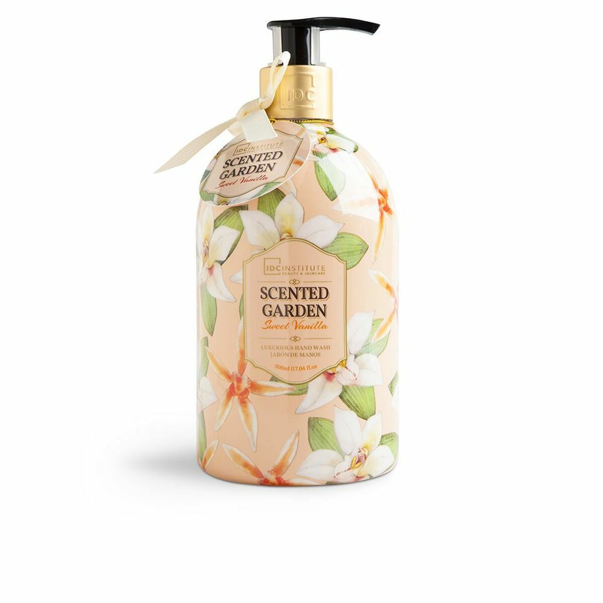Håndsæbedispenser IDC Institute Scented Garden Sweet Vanilla (500 ml) produktemballage