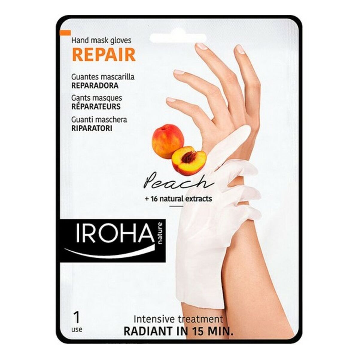 Håndplejehandsker Iroha produktemballage