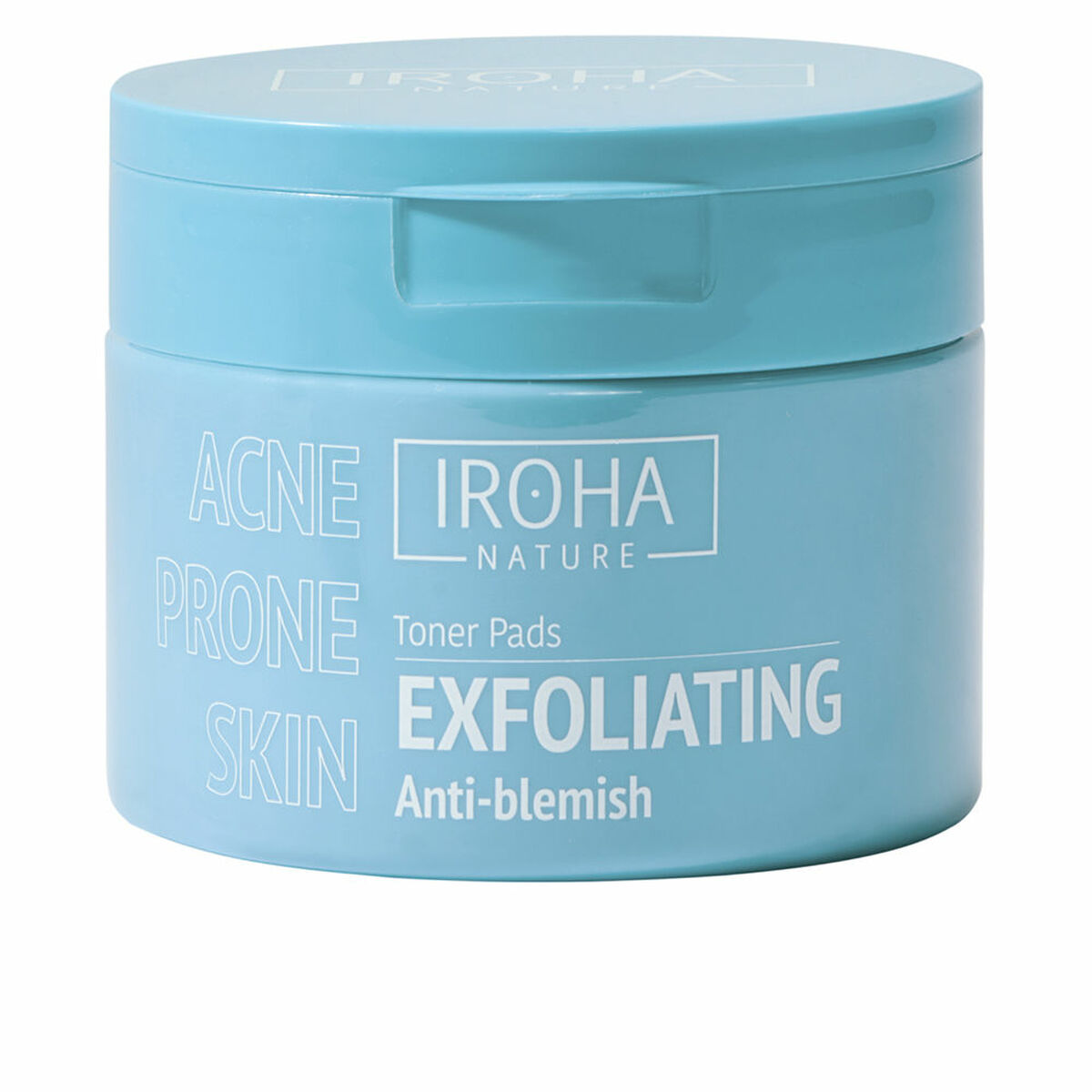 Ansigtsdiske Iroha ACNE TILBAGET SKIN Exfoliant (50 enheder) produktemballage