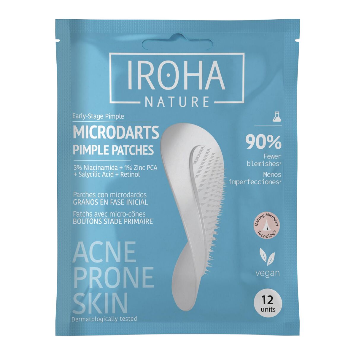 Ansigtscreme Iroha Hudpleje emballage til ACNE TILBAGET HUD