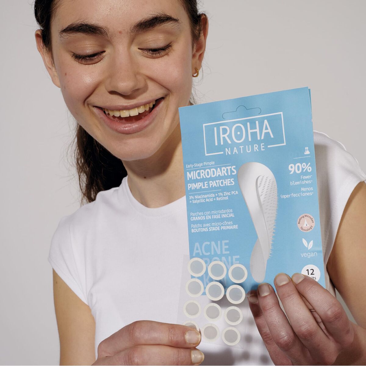 Ansigtscreme Iroha Hudpleje emballage til ACNE TILBAGET HUD