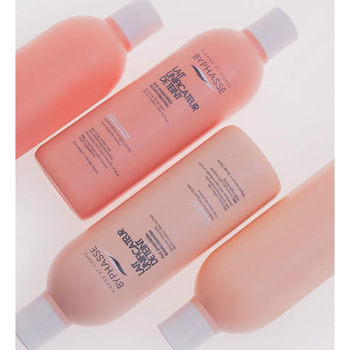 Body Lotion Byphasse Whitening Effect 500 ml Wheat hudplejeemballage