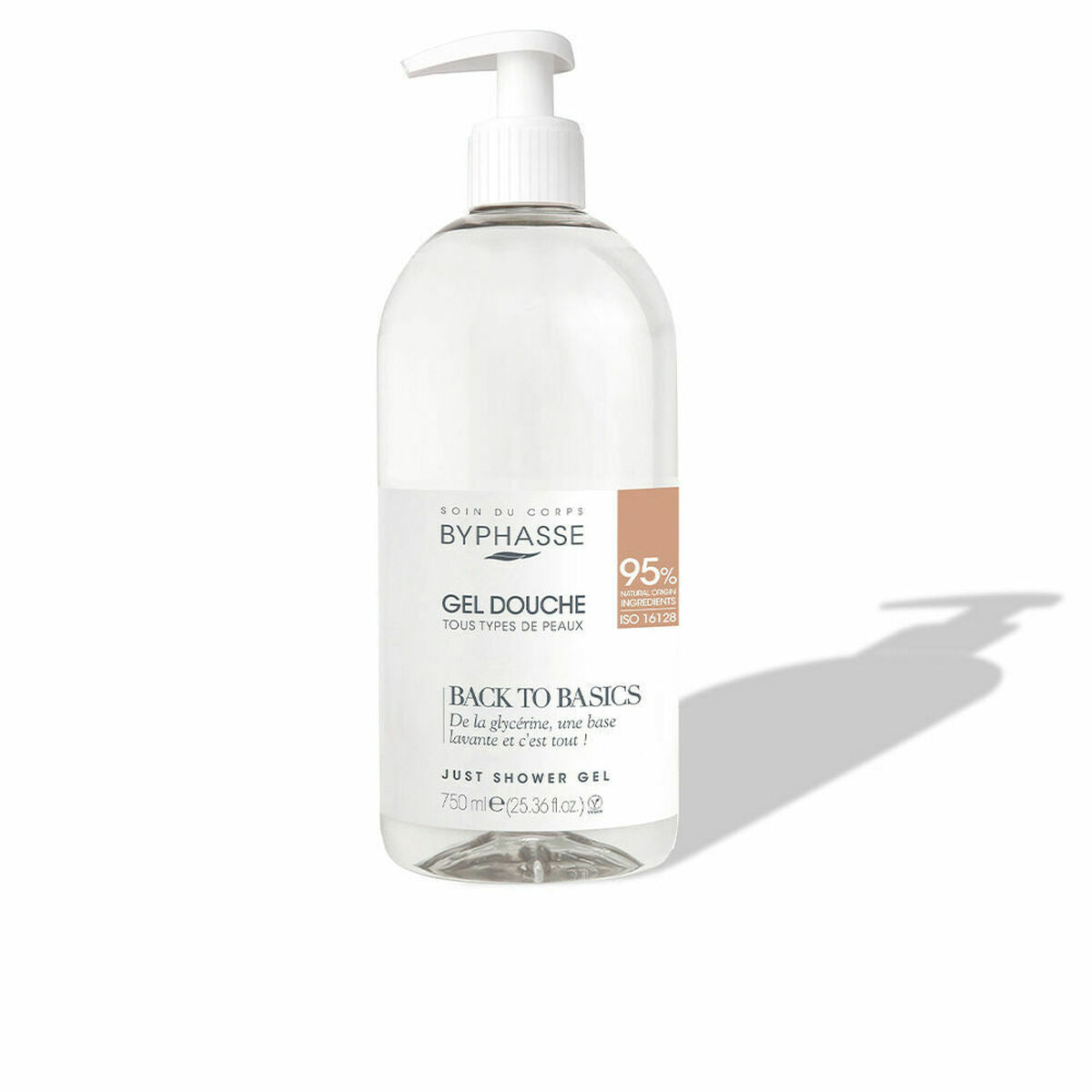 Shower Gel Byphasse Back To Basics 750 ml hudplejeemballage