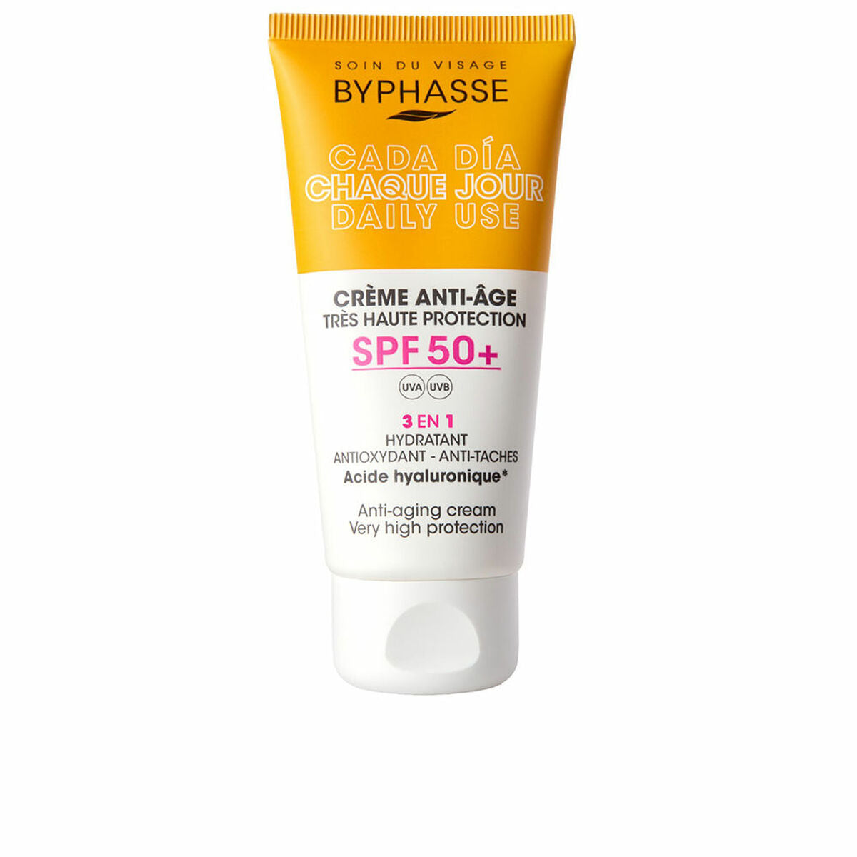 Anti-Ageing Cream Byphasse CREMA FACIAL Spf 50 ml hudplejeemballage