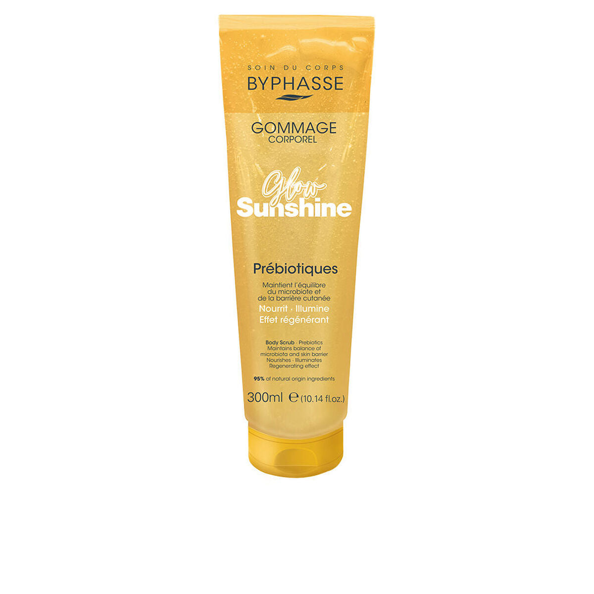 Body Exfoliator Byphasse GLOW SUNSHINE 300 ml produktemballage