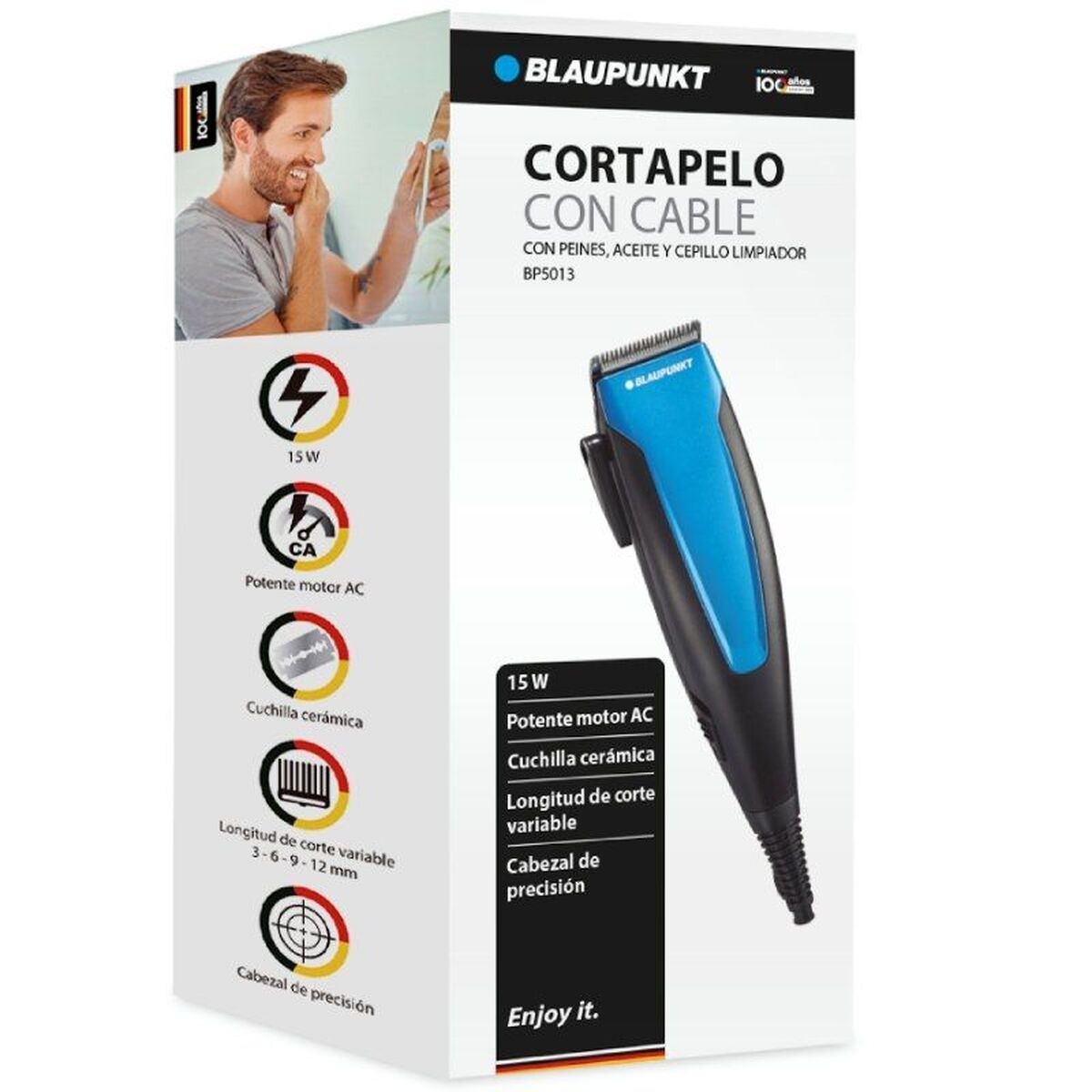 Hårklippere Blaupunkt BP5013 6 stk. produktemballage