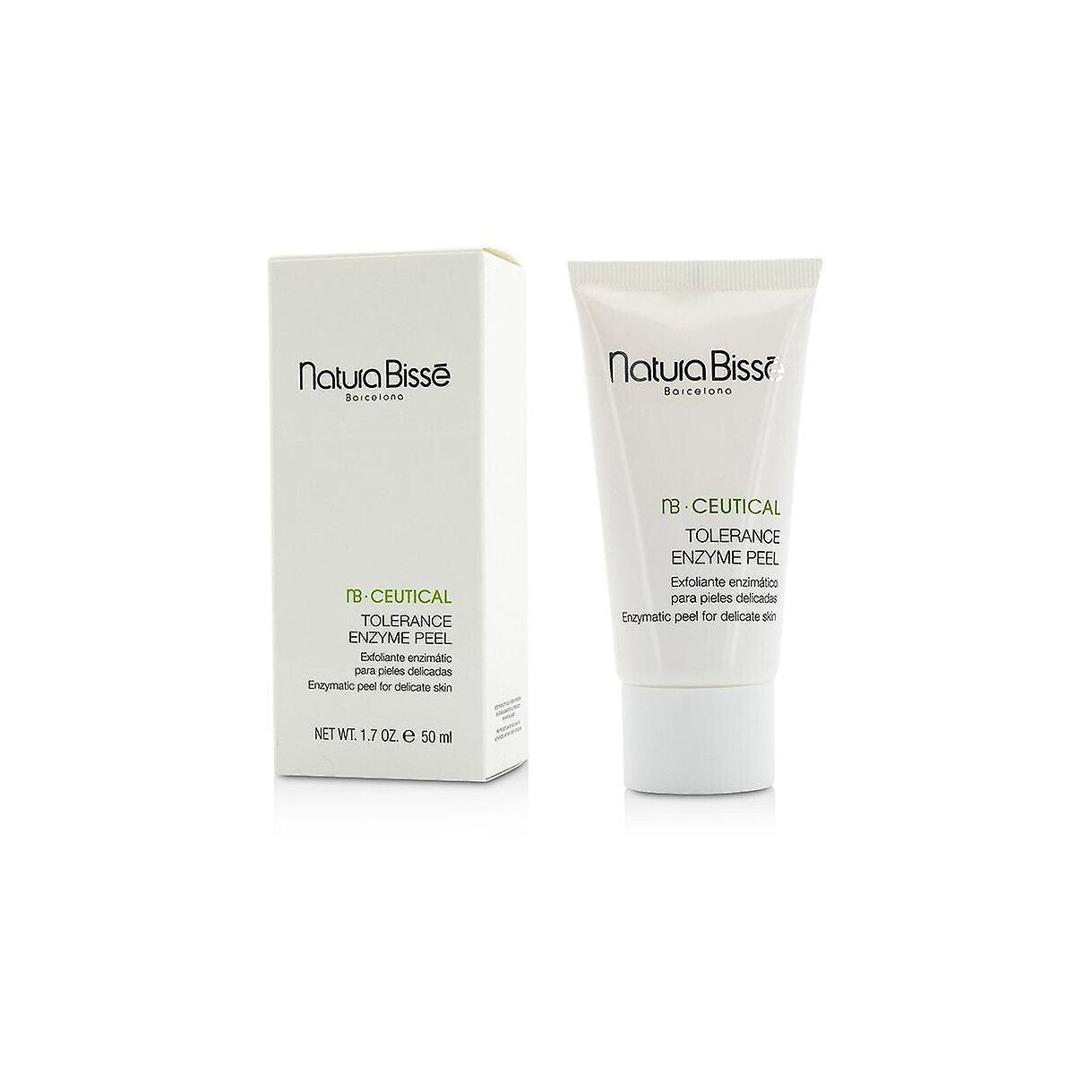 Facial Exfoliator Natura Bissé Tolerance Enzyme Peel 50 ml til kvinder produktemballage
