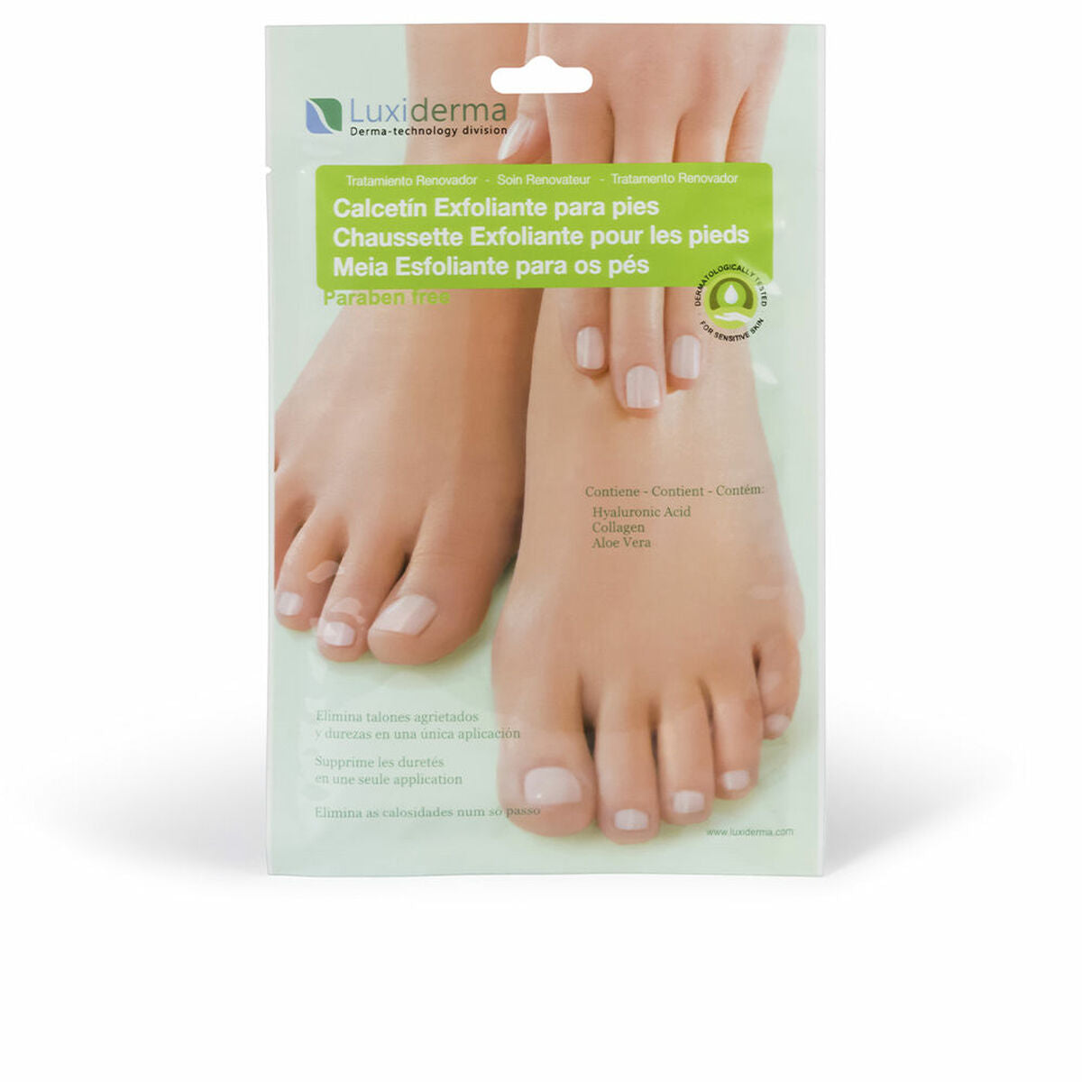Foot Exfoliator Luxiderma Socks 2 stk. produktemballage