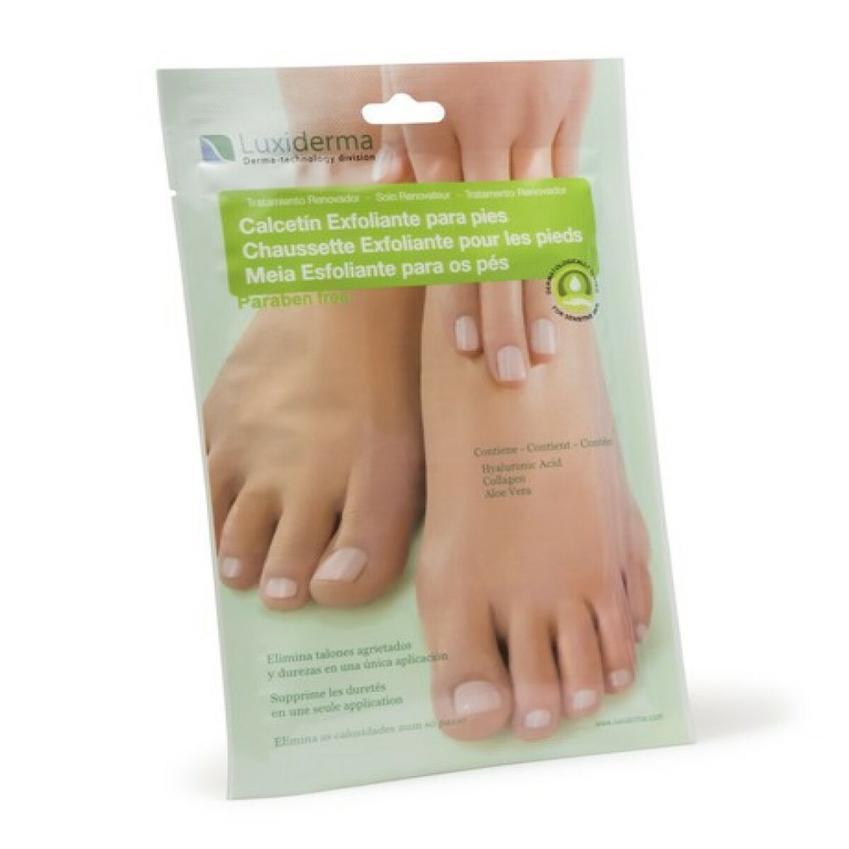 Foot Exfoliator Luxiderma Socks 2 stk. produktemballage