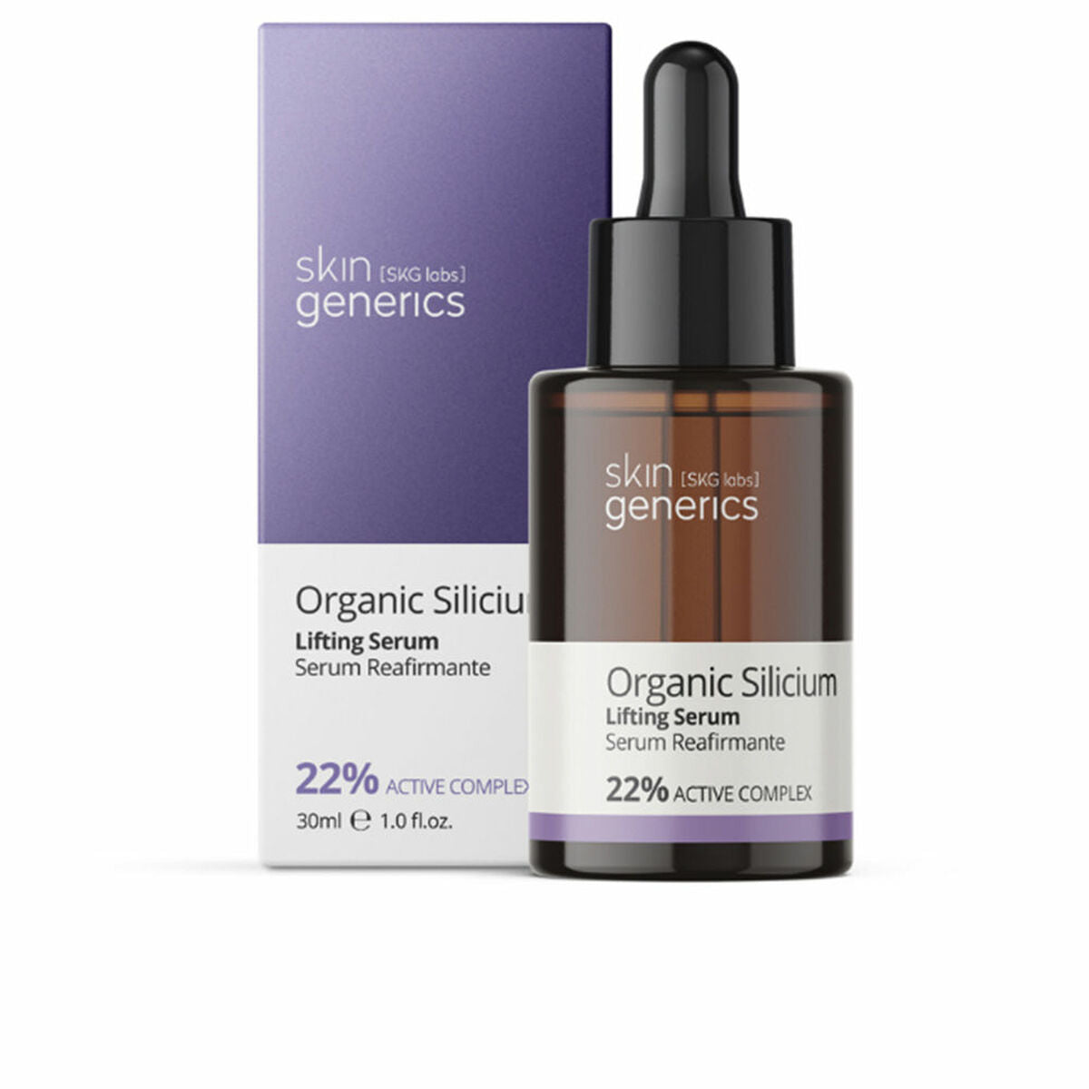 Firming Serum Skin Generics Organic Silicium 30 ml til kvinder serumflaske