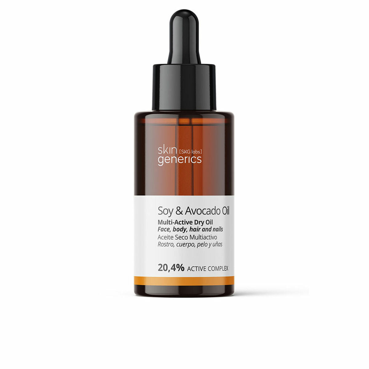 Essential Body Oil Skin Generics 50 ml Soja Avocado Multifunktions produktemballage
