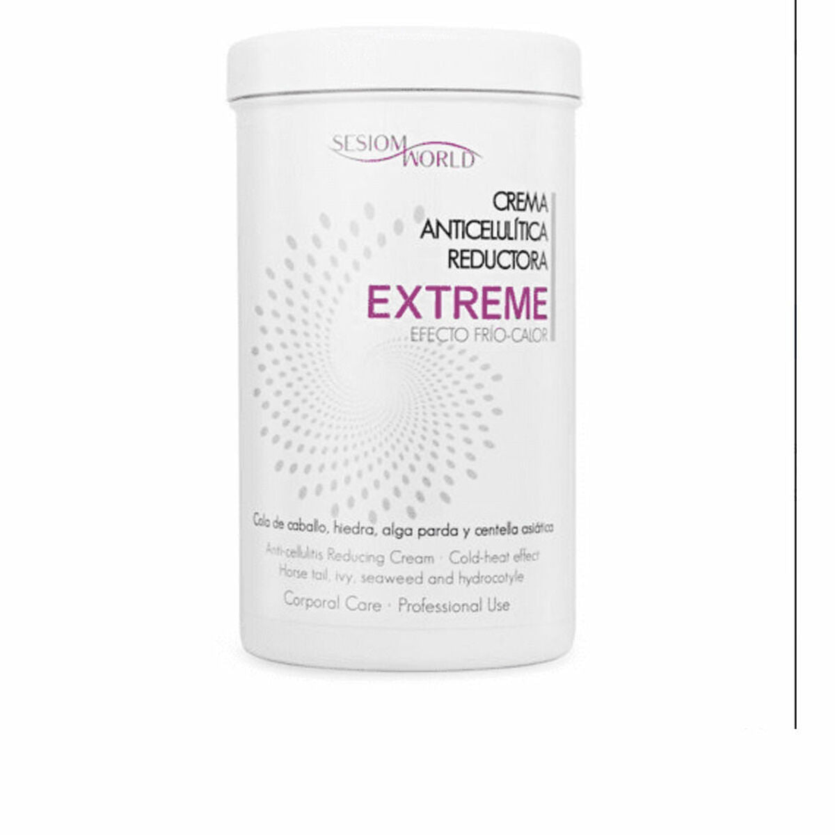 Anti-Cellulite Cream SesioMWorld EXTREME 1 L hudplejeemballage