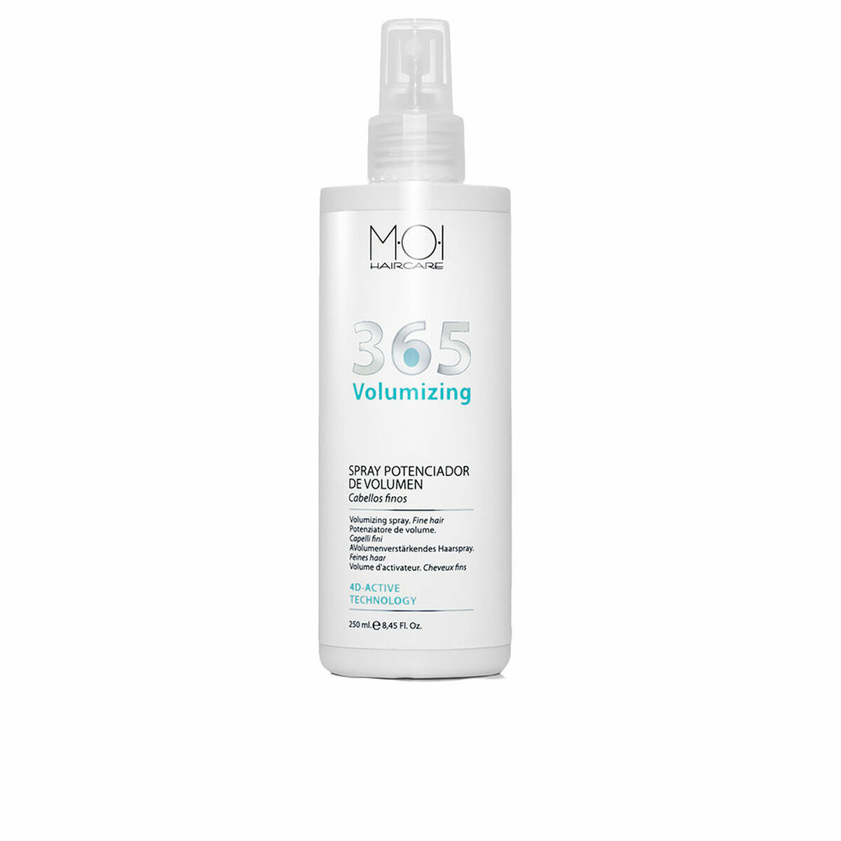 Volumiserende Spray MOI 365 VOLUMIZING 250 ml produktemballage
