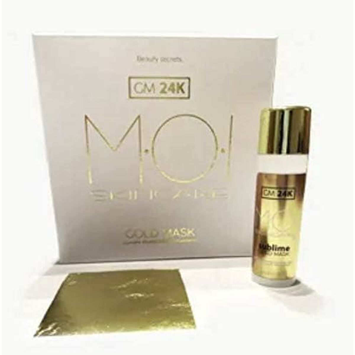 Ansigtsmaske MOI GULD MASK 24K 7 stykker maske emballage