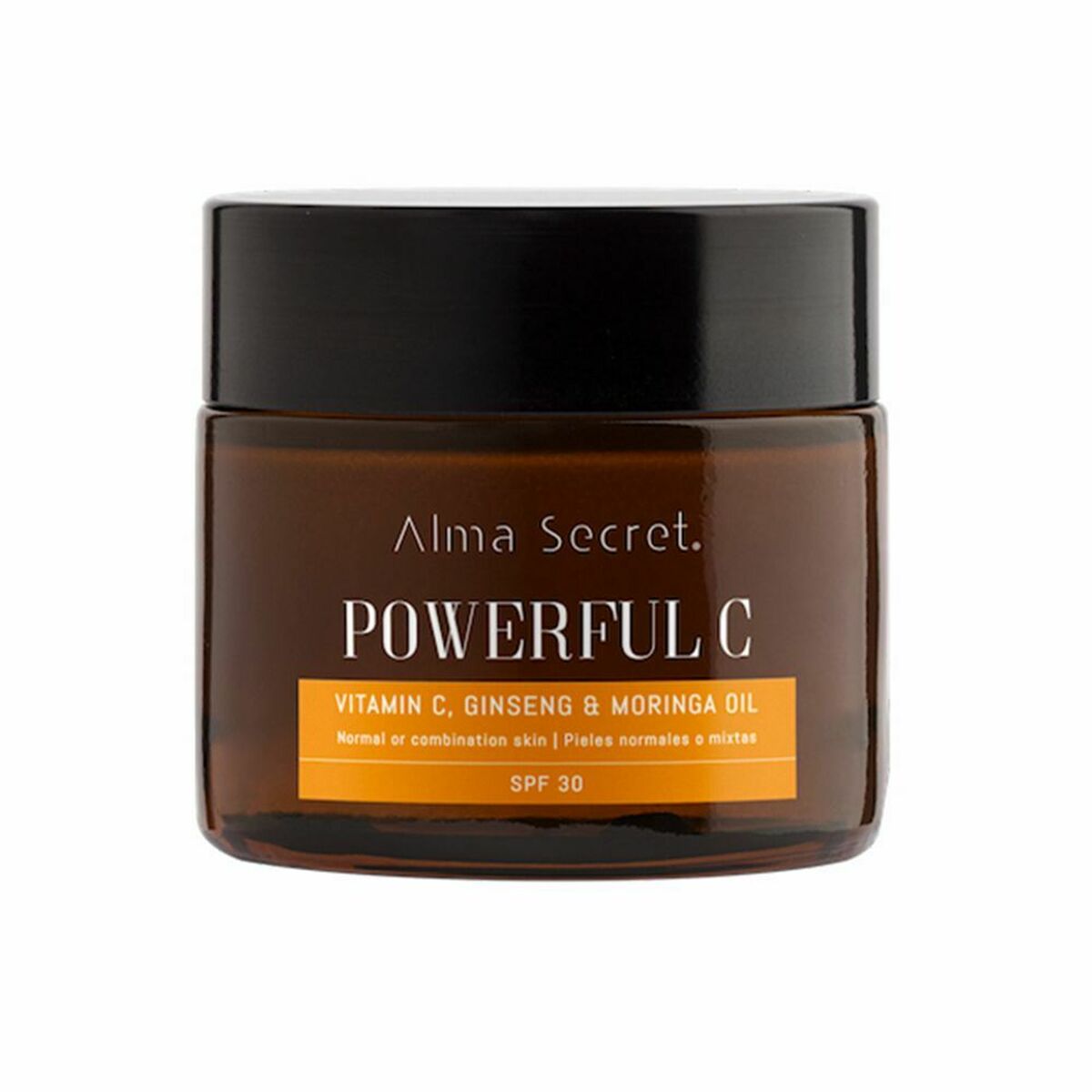 Highlighting Cream Alma Secret Powerful C Spf 30 50 ml Anti-ageing Orange hudplejeemballage