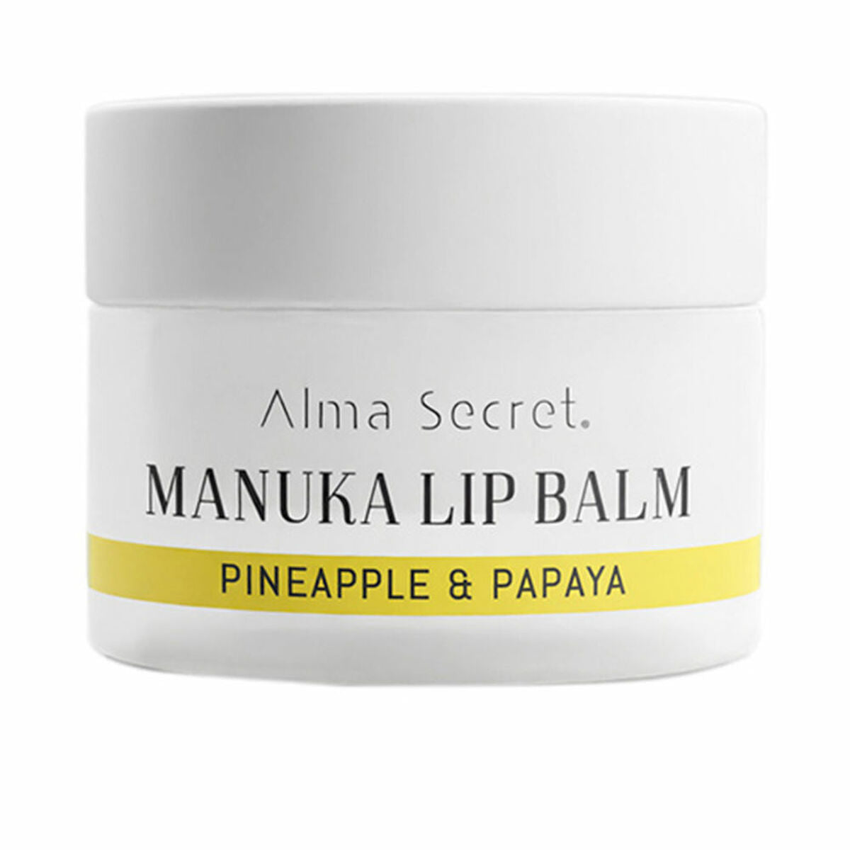 Læbepomade Alma Secret Manuka 10 ml Papaya Ananas til kvinder hudplejeemballage