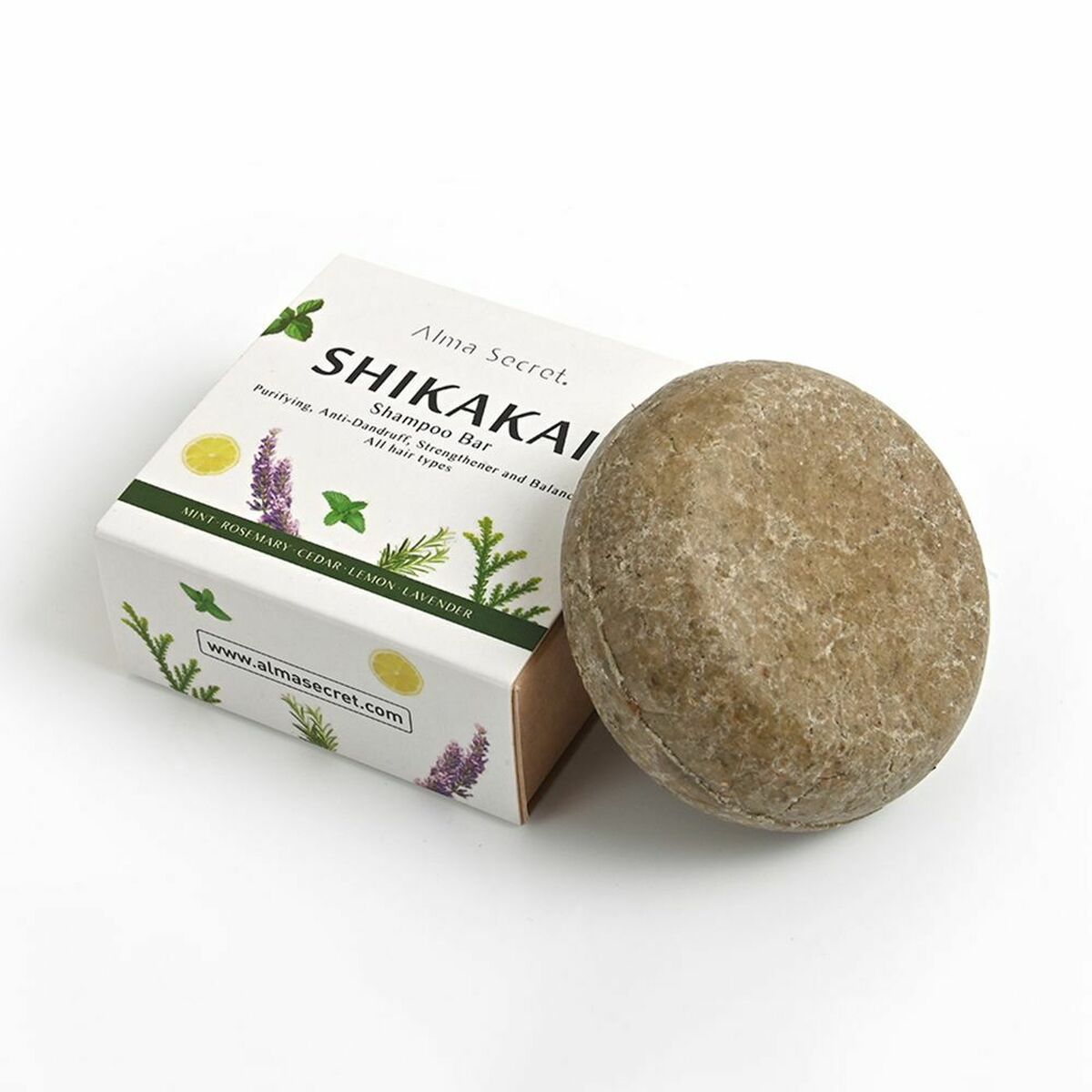 Shampoo Bar Alma Secret 210 85 g shampooflaske