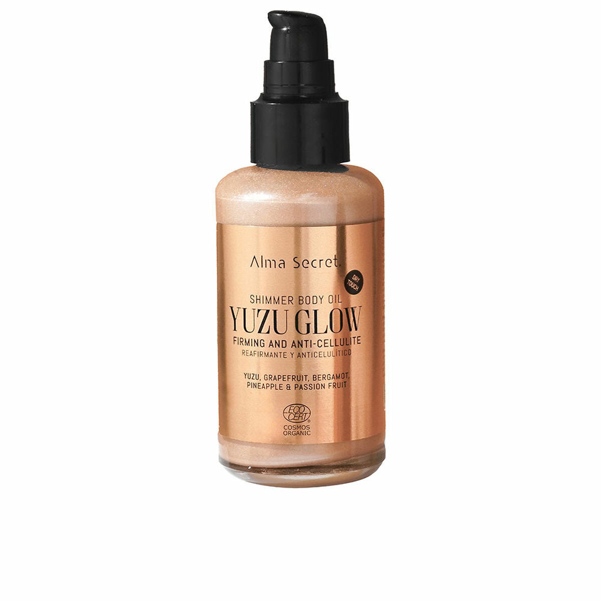 Anti-Cellulite Body Oil Alma Secret Yuzu Glow 100 ml Highlighter produktemballage