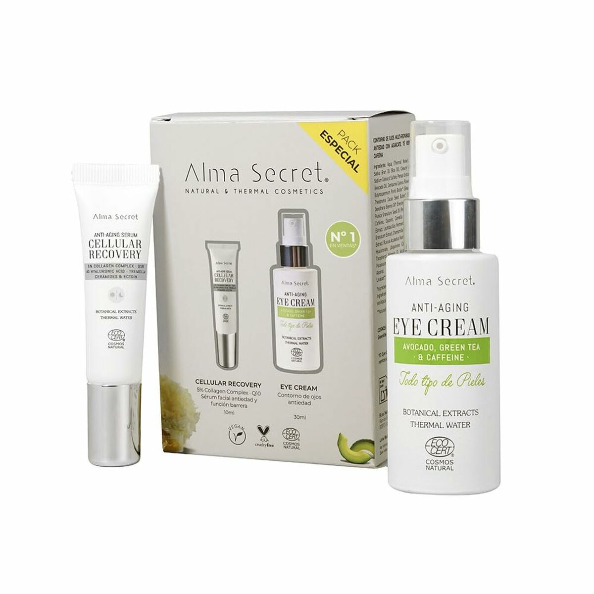Make-up sæt Alma Secret FACIAL ALMA SECRET 2 stykker til kvinder produktemballage