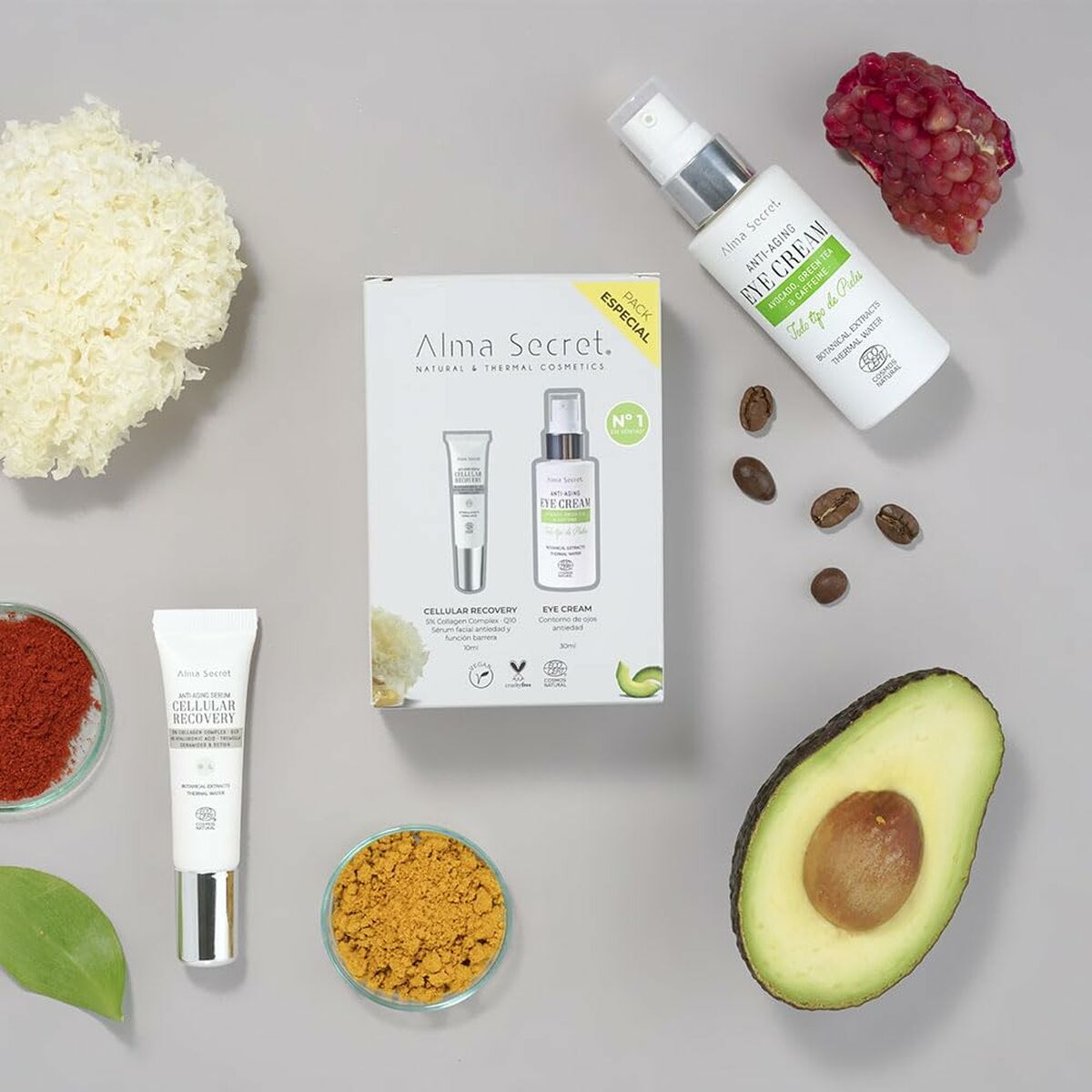Make-up sæt Alma Secret FACIAL ALMA SECRET 2 stykker til kvinder produktemballage