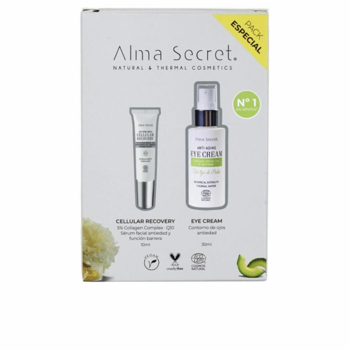 Make-up sæt Alma Secret FACIAL ALMA SECRET 2 stykker til kvinder produktemballage
