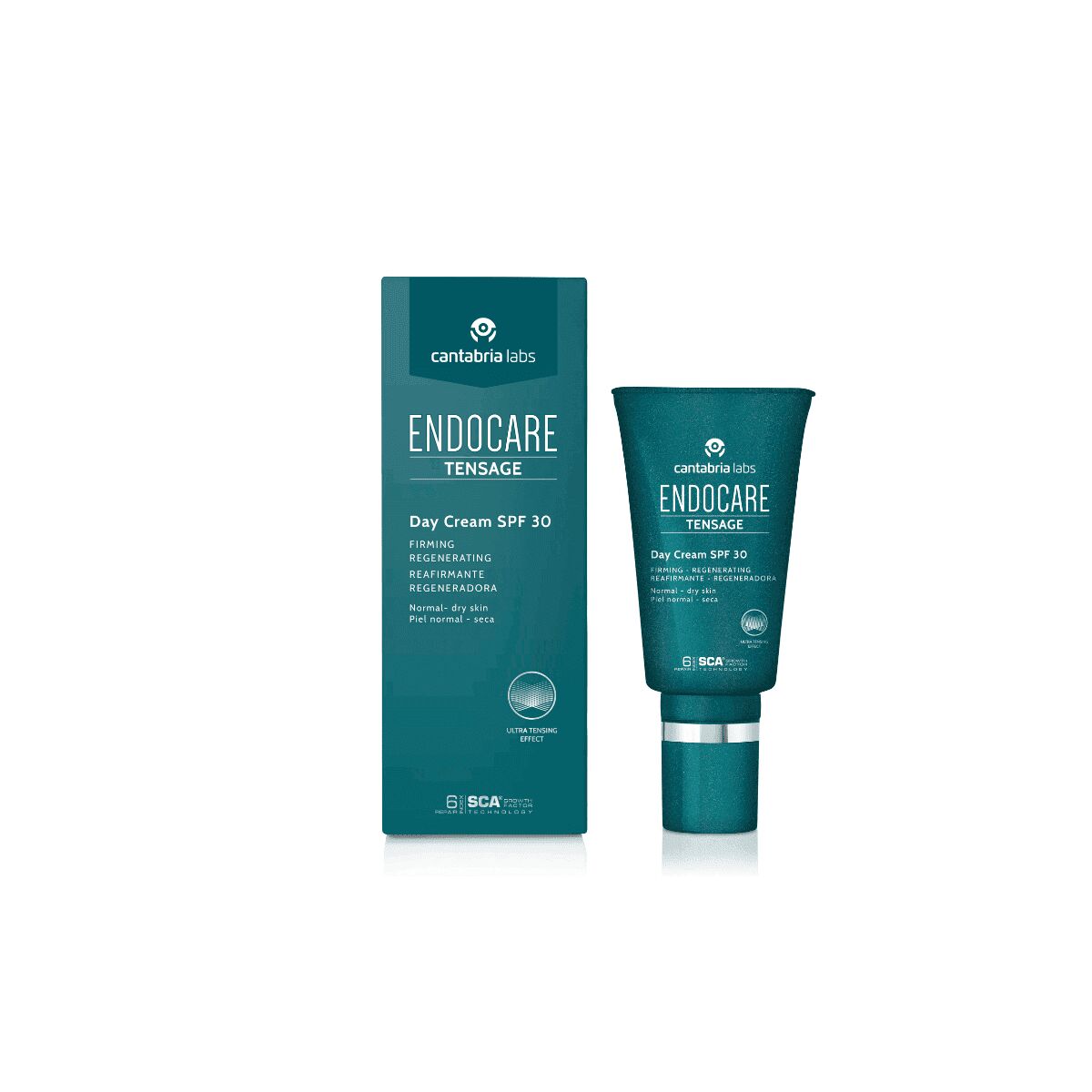 Dagcreme Endocare Tensage Spf 30 50 ml til kvinder hudpleje emballage