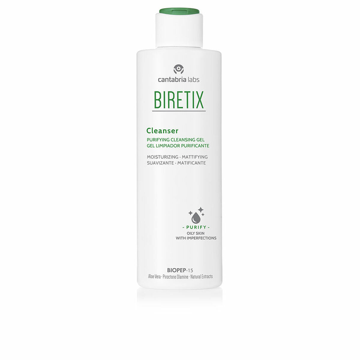 Purifying Gel Cleanser BIRETIX Cleanser 200 ml til kvinder hudpleje emballage