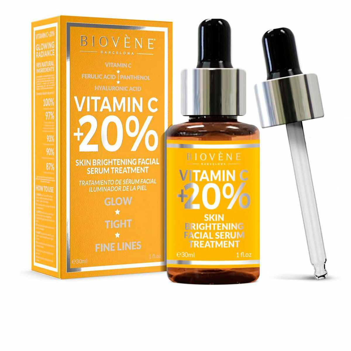 Illuminating Serum Biovène Vitamin C 30 ml Vitamin C for Women serumflaske