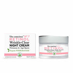 Anti-Wrinkle Night Cream The Conscious Retinol 50 ml Granatæble til kvinder hudplejeemballage